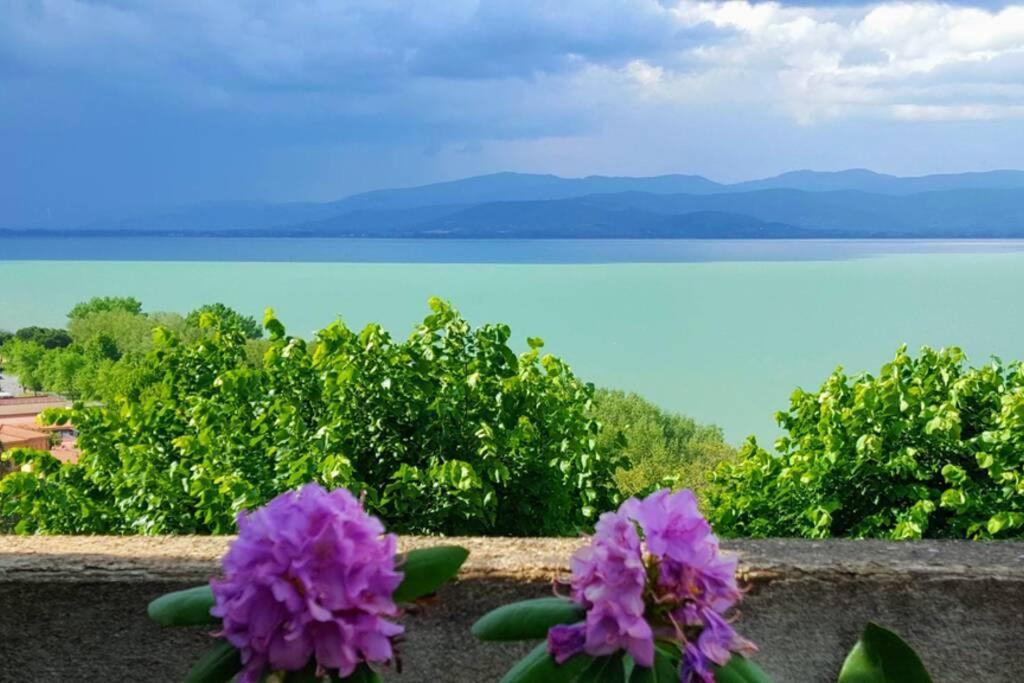 Bellavista La Tua Romantica Vacanza Sul Trasimeno Lägenhet Castiglione del Lago Exteriör bild